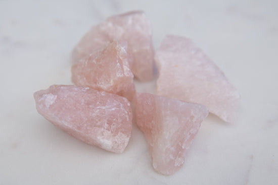 Rose Quartz Gemstone Necklace Crystal Love Feel Good Fine Jewelry Best