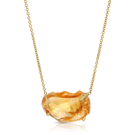 Natural Topaz 18 Karat Gold Necklace